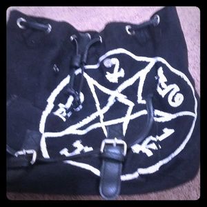 Hot Topic Supernatural Runes Slouch Backpack